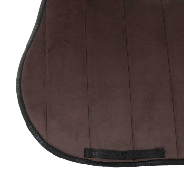 Tapis de selle obstacle en velours et tissu technique Equestro Tapis de selle obstacle en velours et tissu technique Equestro