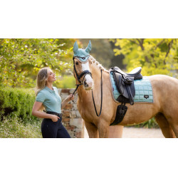 Tapis LeMieux Loire Classic Dressage Square Aqua Tapis LeMieux Loire Classic Dressage Square Aqua
