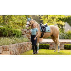 Tapis LeMieux Loire Classic Dressage Square Aqua Tapis LeMieux Loire Classic Dressage Square Aqua