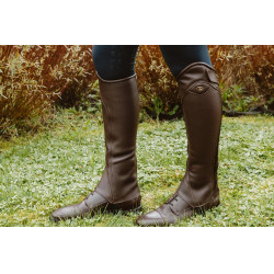 Boots à lacets Dy'on Brun Marron