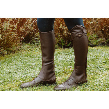 Boots à lacets Dy'on Brun Marron