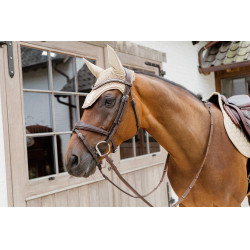 Bonnet anti-mouche Wellington 3D Logo rope Kentucky Beige