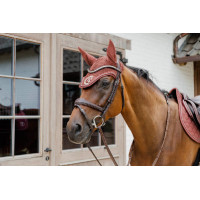 Bonnet anti-mouche Wellington 3D Logo rope Kentucky Fuchsia Rose