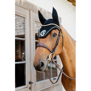 Bonnet anti-mouche Wellington 3D Logo rope Kentucky Noir