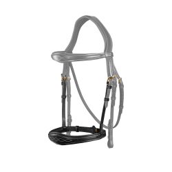 Muserolle Anatomique sans Sous Barbe D Collection Dy'on Noir Muserolle Anatomique sans Sous Barbe D Collection Dy'on Noir