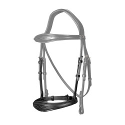 Muserolle Anatomique Sans Sous Barbe New English Collection Dy'on Noir Muserolle Anatomique Sans Sous Barbe New English Collection Dy'on Noir