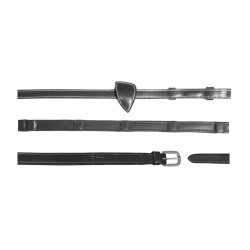 Rênes Soft 1/2 avec 8 arrêtoirs intégrés Working by Dy'on Noir