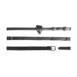 Rênes Soft 1/2 avec 8 arrêtoirs intégrés Working by Dy'on Noir Rênes Soft 1/2 avec 8 arrêtoirs intégrés Working by Dy'on Noir