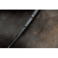 Rênes Soft 1/2 avec 8 arrêtoirs intégrés Working by Dy'on Noir