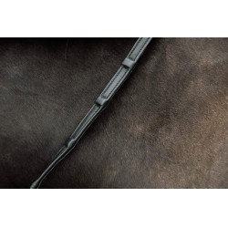 Rênes Soft 1/2 avec 8 arrêtoirs intégrés Working by Dy'on Noir Rênes Soft 1/2 avec 8 arrêtoirs intégrés Working by Dy'on Noir