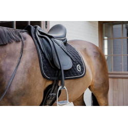 Tapis onion quilt 3D logo dressage Kentucky Noir