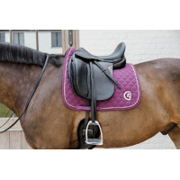 Tapis onion quilt 3D logo dressage Kentucky Mauve
