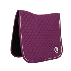 Tapis onion quilt 3D logo dressage Kentucky Mauve Violet Tapis onion quilt 3D logo dressage Kentucky Mauve Violet