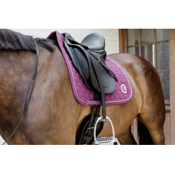 Tapis onion quilt 3D logo dressage Kentucky Mauve Violet Tapis onion quilt 3D logo dressage Kentucky Mauve Violet