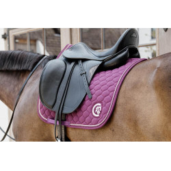 Tapis onion quilt 3D logo dressage Kentucky Mauve Violet Tapis onion quilt 3D logo dressage Kentucky Mauve Violet