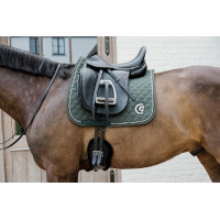 Tapis onion quilt 3D logo dressage Kentucky Vert sapin