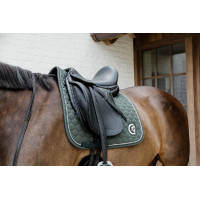 Tapis onion quilt 3D logo dressage Kentucky Vert sapin