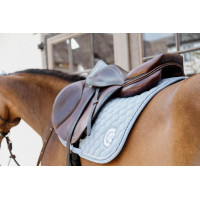 Tapis onion quilt 3D logo jumping beige Kentucky Bleu clair