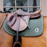 Tapis onion quilt 3D logo jumping beige Kentucky Vert sapin