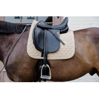 Tapis onion quilt rubber logoo dressage Kentucky Beige