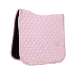 Tapis onion quilt rubber logoo dressage Kentucky Rose clair Tapis onion quilt rubber logoo dressage Kentucky Rose clair