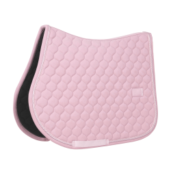 Tapis onion quilt rubber logoo jumping Kentucky Rose clair Tapis onion quilt rubber logoo jumping Kentucky Rose clair