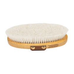 Brosse douce à poils doux small Grooming Deluxe Naturel Marron