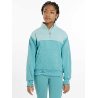 Pull LeMieux à fermeture éclair Quart Kate Young Rider Stone Gris Pull LeMieux à fermeture éclair Quart Kate Young Rider Stone Gris