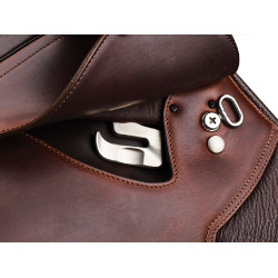 Selle Arena mixte poney Marron