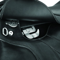 Selle mixte Bates SC+ cuir Luxe Noir