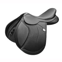 Selle Bates Caprilli Close Contact+ avec quartier avancé cuir Luxe Noir