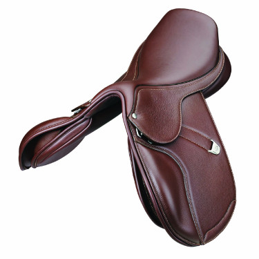 Selle Bates poney Elevation Plus Havane Marron