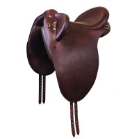 Selle Bates Kimberley Stock cuir Heritage Marron