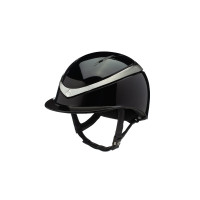 Casque Charles Owen Halo Noir / platinium brillant