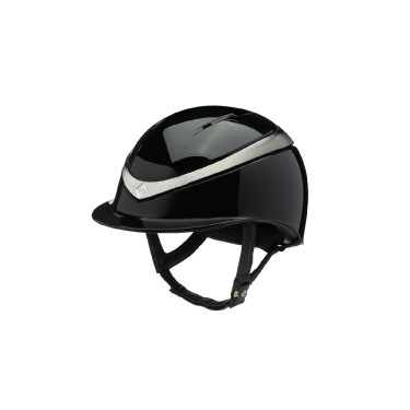 Casque Charles Owen Halo Noir / platinium brillant