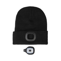 Bonnet tricoté Honey HKM Noir