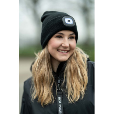 Bonnet tricoté Honey HKM Noir
