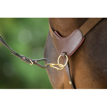 Collier de chasse 5 points HFI Marron