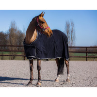 Couverture Fleece Show HFI Noir / argenté