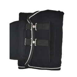 Couverture Fleece Show HFI Noir / argenté