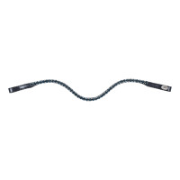 Frontal en V strass HFI Noir / bleu