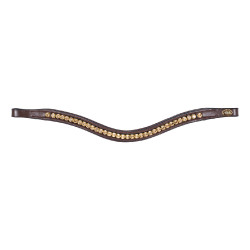 Frontal rembourré vague strass HFI