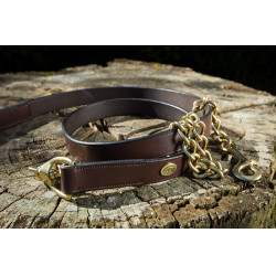 Longe de présentation cuir HFI Marron Longe de présentation cuir HFI Marron