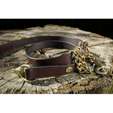 Longe de présentation cuir HFI Marron Longe de présentation cuir HFI Marron