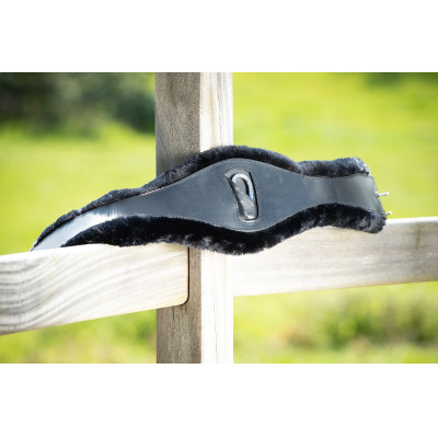 Sangle anatomique mouton HFI cuir et synthétique Noir