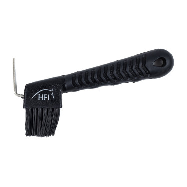 Cure-pieds brosse manche antidérapent HFI Noir