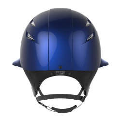 Casque GPA 4S Speed Air TLS visière simili cuir Marine brillant Bleu Casque GPA 4S Speed Air TLS visière simili cuir Marine brillant Bleu