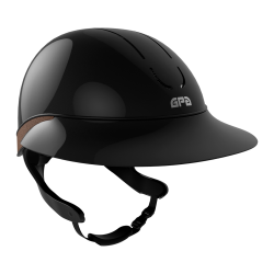 Casque GPA Global First Lady TLS Noir / chataigne brillant Casque GPA Global First Lady TLS Noir / chataigne brillant