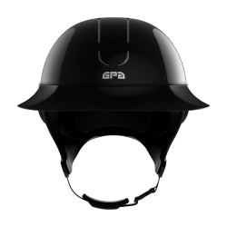 Casque GPA Global First Lady TLS Noir / chataigne brillant Casque GPA Global First Lady TLS Noir / chataigne brillant