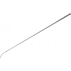 Cravache de dressage Whip & Go Diamond poignée nylon Noir